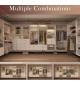 Closet Organizers and Storage, Wardrobe Closet Organizer System with Closet Drawers, Clothes Organizer with Closet Shelves Wall Mounted