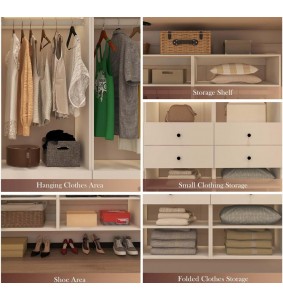 Closet Organizers and Storage, Wardrobe Closet Organizer System with Closet Drawers, Clothes Organizer with Closet Shelves Wall Mounted