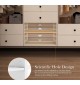 Closet Organizers and Storage, Wardrobe Closet Organizer System with Closet Drawers, Clothes Organizer with Closet Shelves Wall Mounted