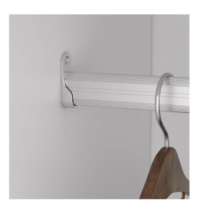 White Wood Modular Closet System 70.2'H x 85.8'W x 16.19"D with 7 shelves and 4 drawers